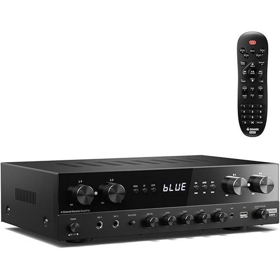 Donner 1000W Stereo Receiver with Bluetooth & USB