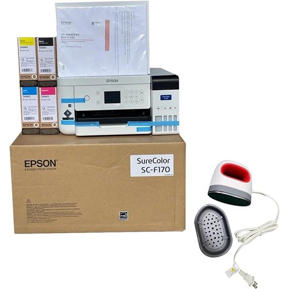 Sublimation Printer Starter Bundle with Paper & Tape