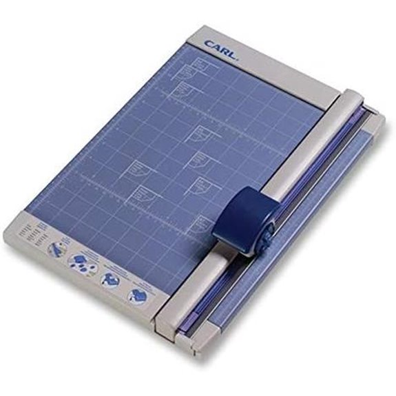 CARL® Bidex Professional 10-Sheet Rotary Trimmer Metal Base 15-1/2 x 11