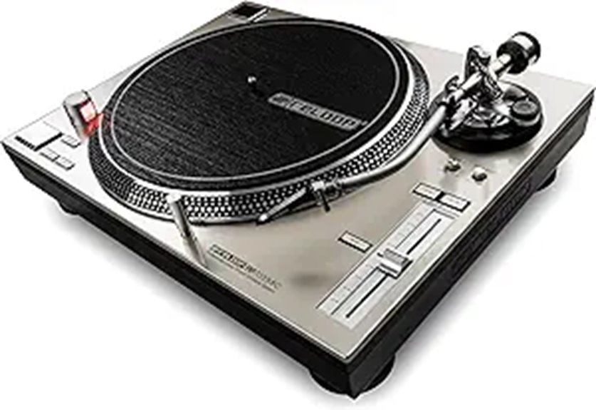 Reloop RP-7000 MK2 Professional Upper Torque Turntable System Silver