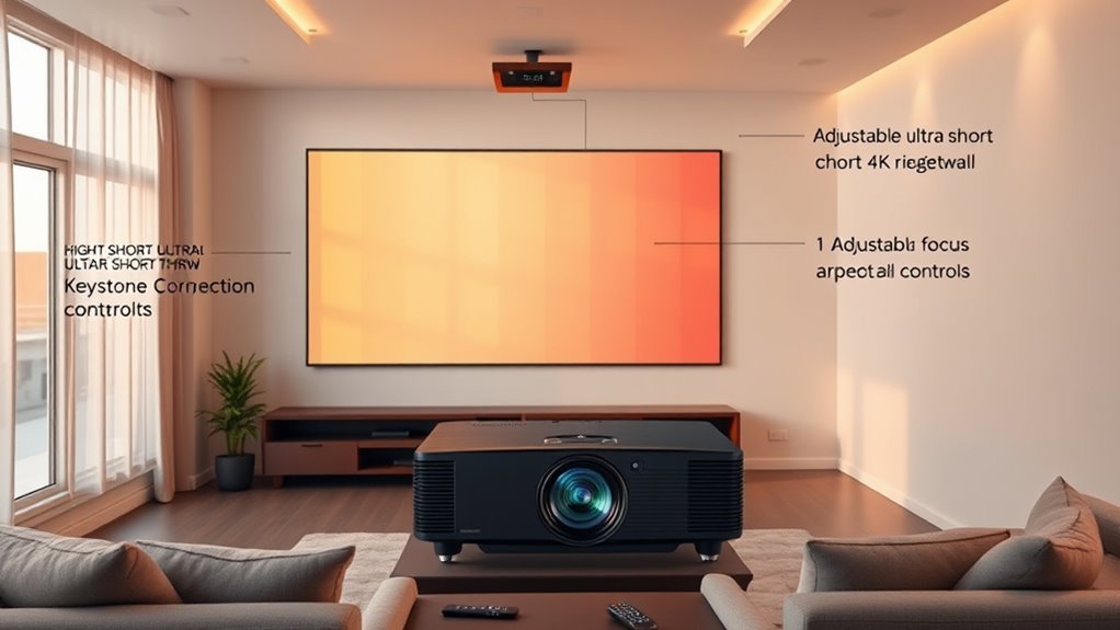 projection quality and features