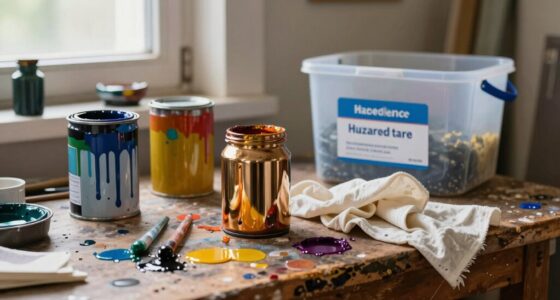 proper disposal of studio waste