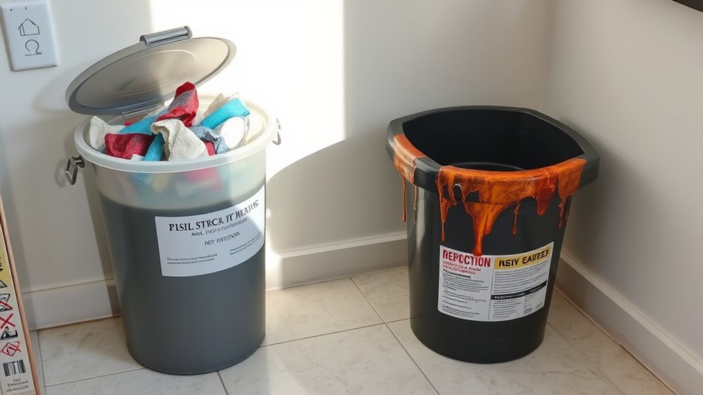 proper resin waste disposal