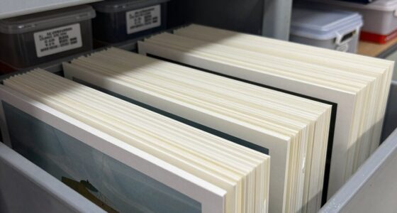 properly store unframed prints