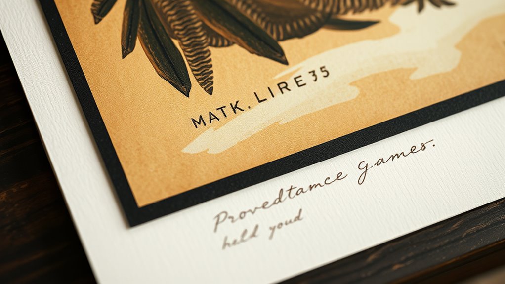 provenance confirms print authenticity