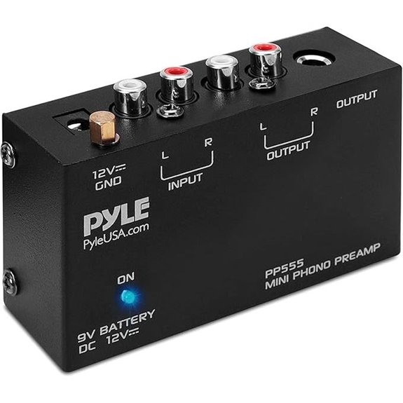 Pyle Phono Turntable Preamp with RCA Input/Output