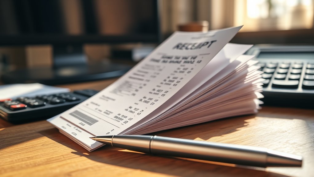 receipt evidence resolves disputes