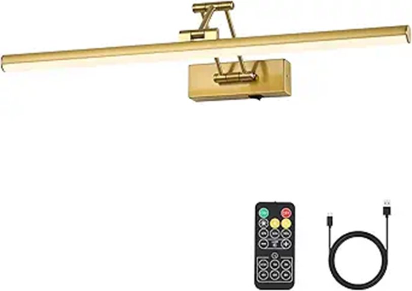 Joossnwell Rechargeable Wall-Mount Battery Picture Light