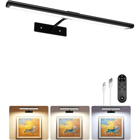 EZVALO Rechargeable Wall Picture Light with Remote