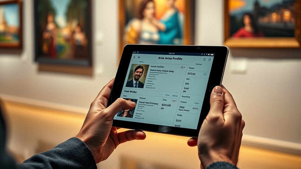 research artist market values