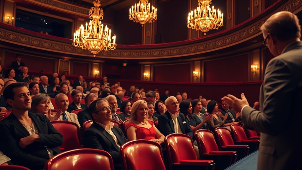 respect applause and silence