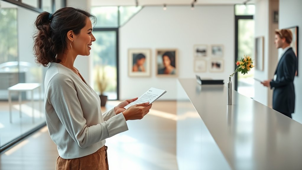 respectful gallery outreach communication