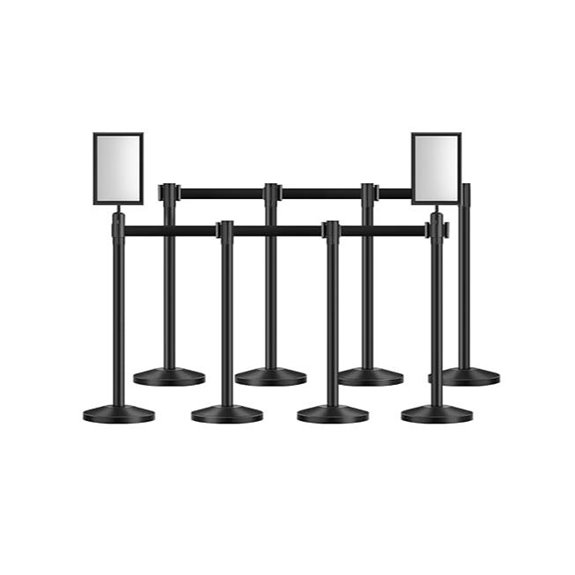 VEVOR Stanchion Set with Retractable Belts