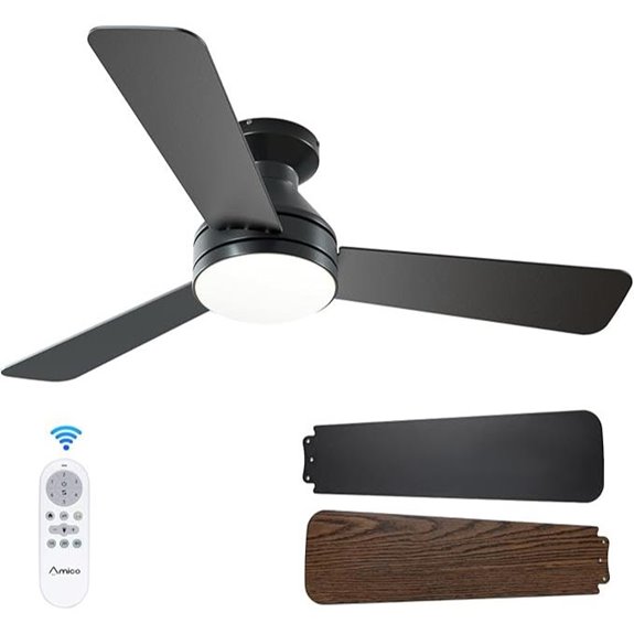 Amico 42 Reversible Ceiling Fan with Lights