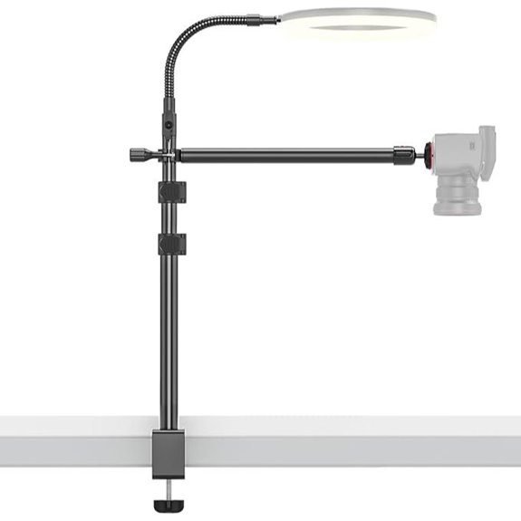 Overhead Camera Mount Rig with Rotatable Arm