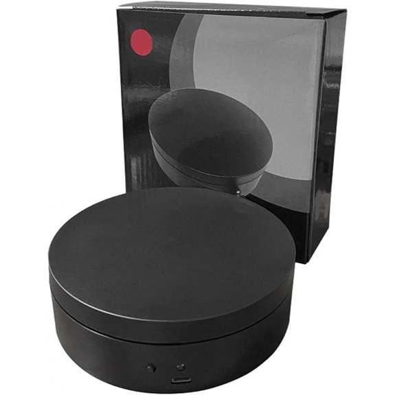 EKDJKK Rotating Display Stand with USB Power