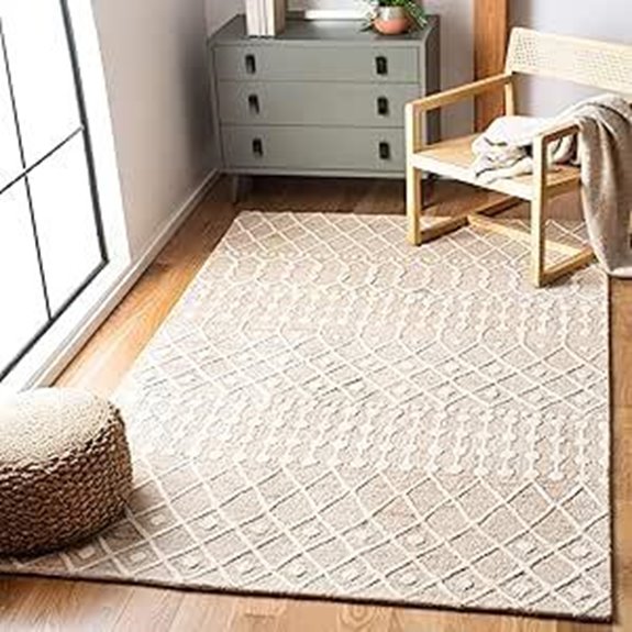 Safavieh Blossom Area Rug 6' x 9' Beige & Ivory