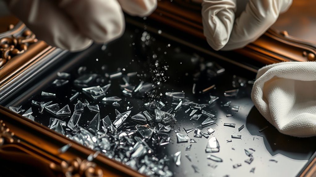 safely disposing of glass