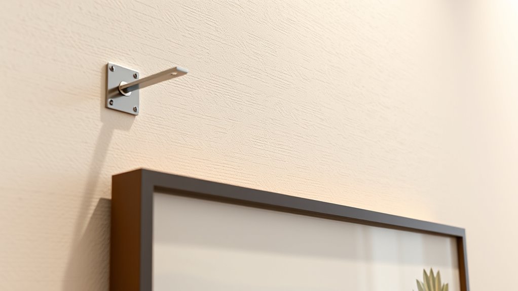 secure adjustable artwork display