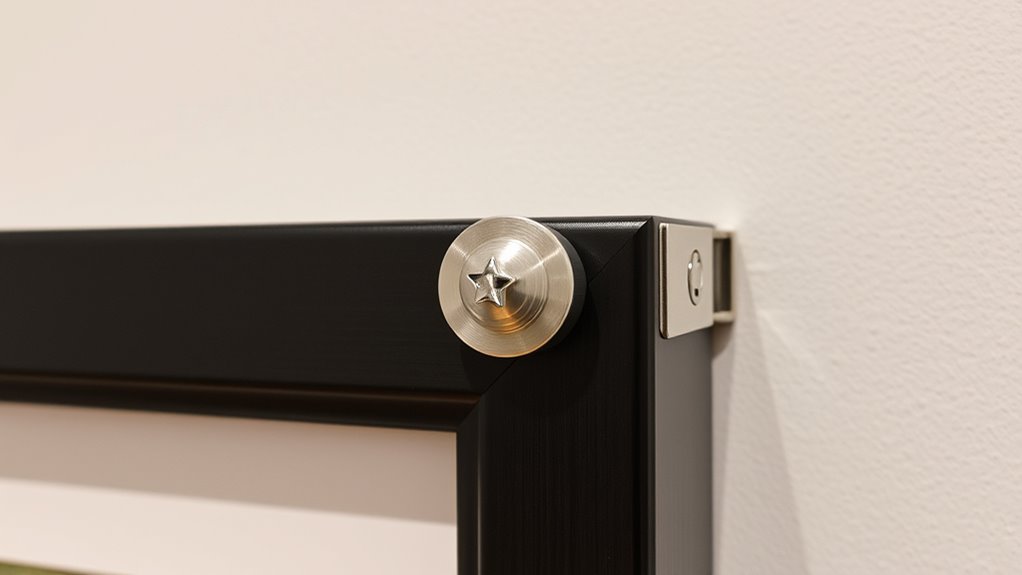 secure artwork with proper hardware