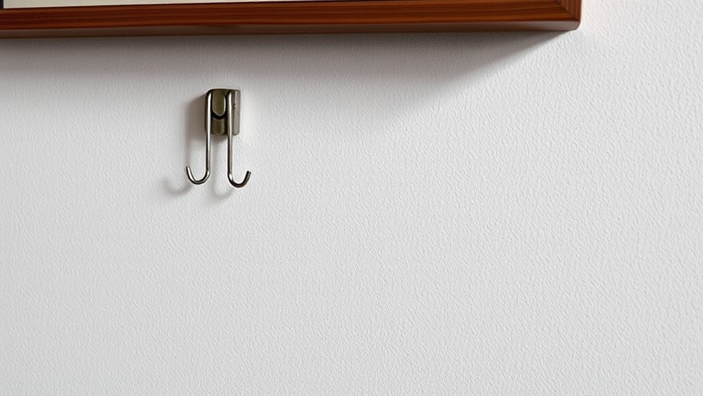 secure artwork with studs