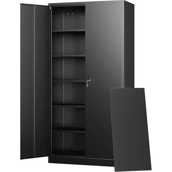Letaya Metal Garage Storage Cabinets with Lock