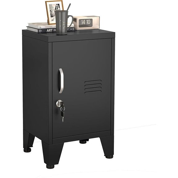 Metal Locking Storage Cabinet with Lock