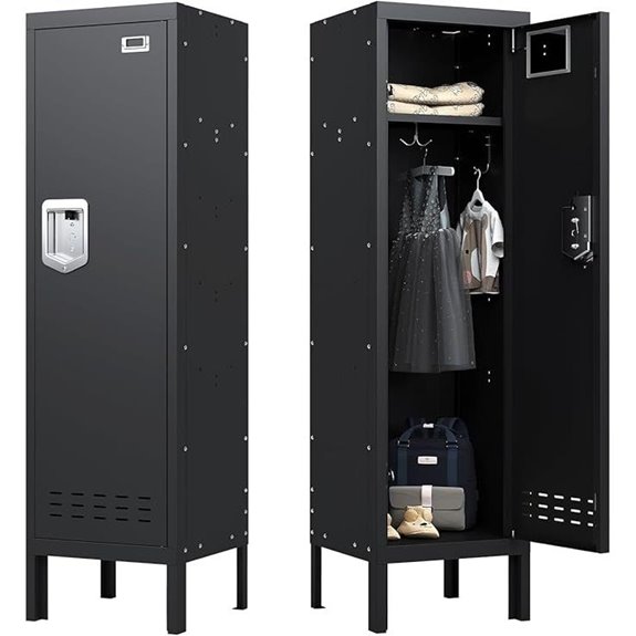 Lockable Metal Storage Cabinet for Home and Office