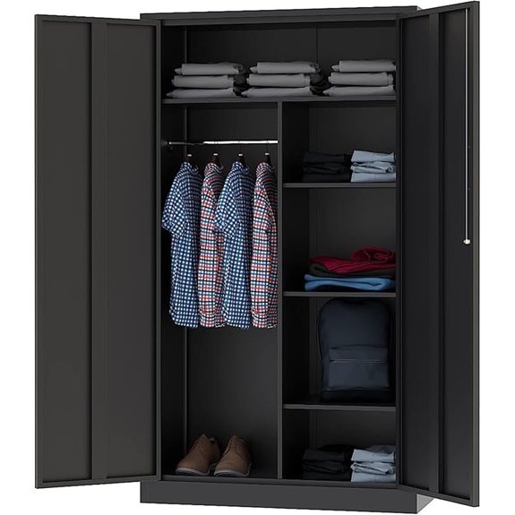 Letaya Metal Storage Cabinet with Lock