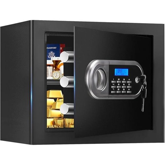 Waterproof Fireproof Home Safe with Combination Lock