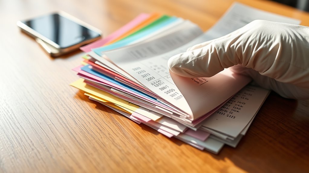 securely organize digital receipts