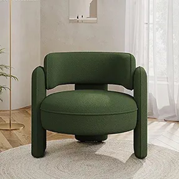 BELLEZE Sherpa Accent Chair for Living and Bedroom