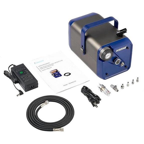 Extra Quiet Airbrush Air Compressor With Built-in Air Tank