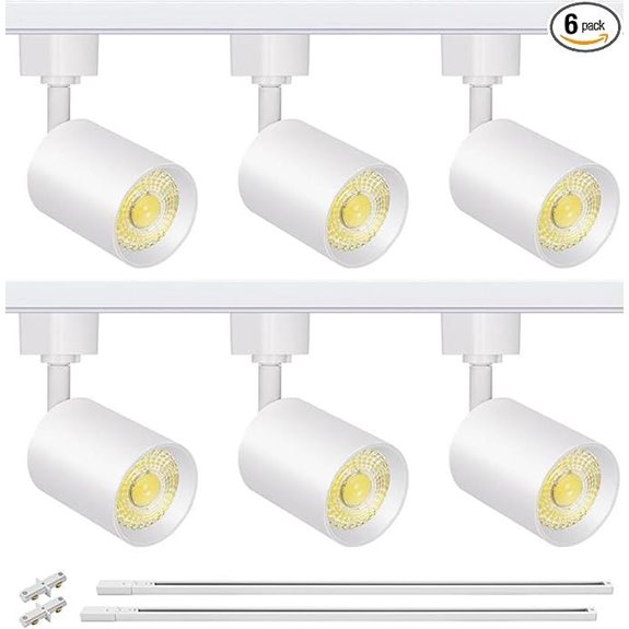 VANoopee 6-Light Dimmable LED Track Lighting Kit