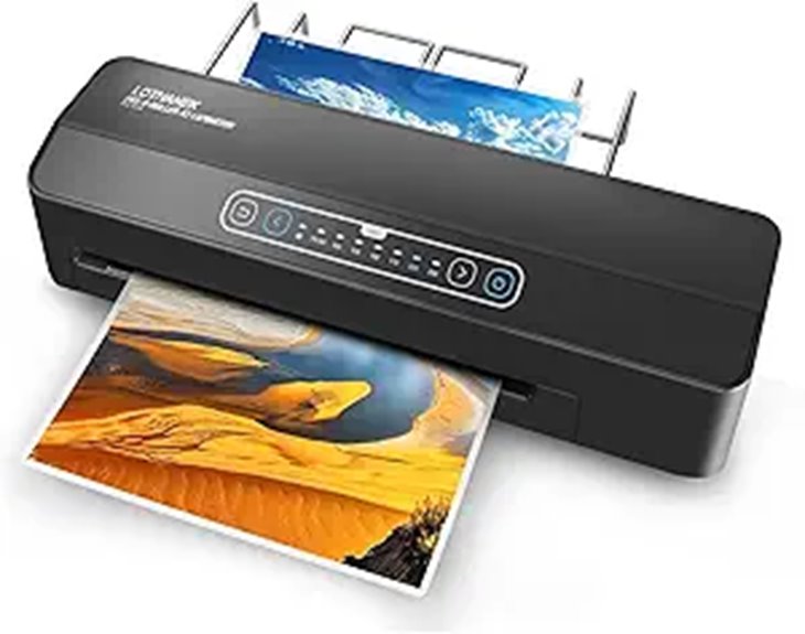 A3 6-Roller Commercial Laminator with Touch Screen