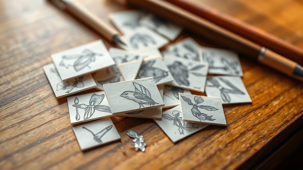 small works enhance larger art