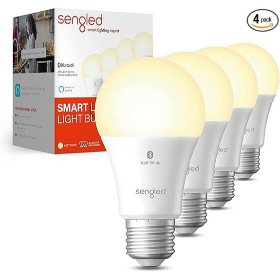 Sengled Alexa Bluetooth Mesh Smart LED Bulbs (4-Pack)