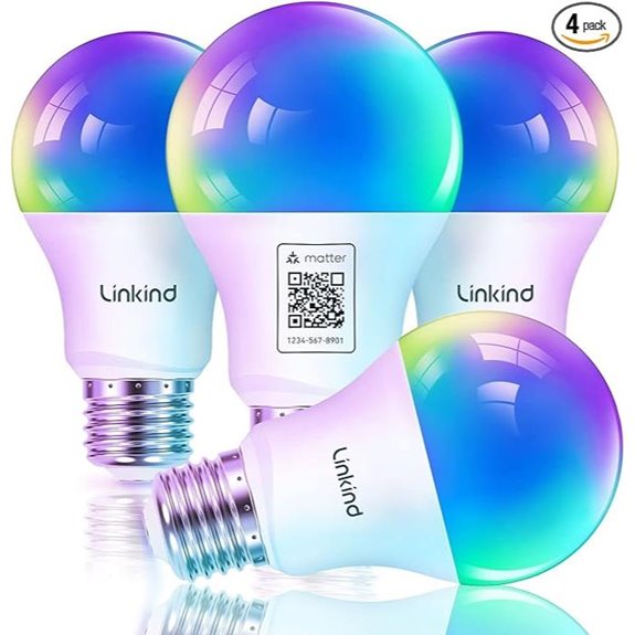 Linkind Matter Smart Light Bulb 4-Pack