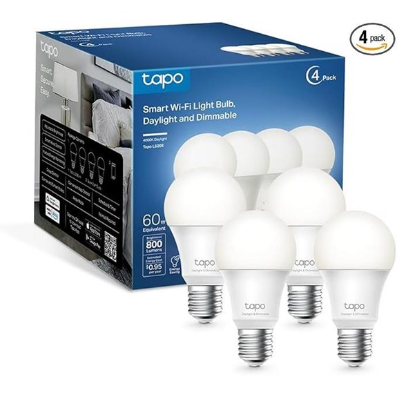 Tapo TP-Link Smart Light Bulbs (4-Pack)