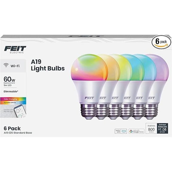Feit Electric RGBW Smart LED Bulb (6-Pack)