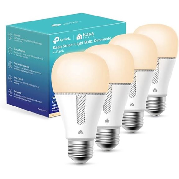 Kasa Smart WiFi LED Light Bulbs (4-Pack)