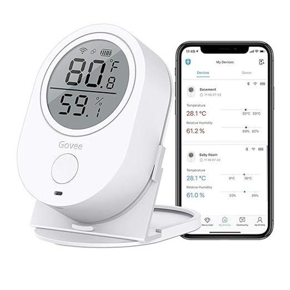 Govee WiFi Thermometer & Hygrometer with App Alerts