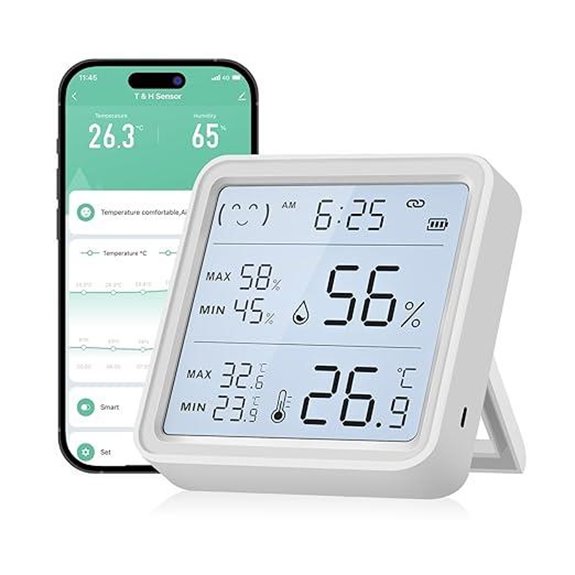 eMylo WiFi Thermometer Hygrometer with App Control