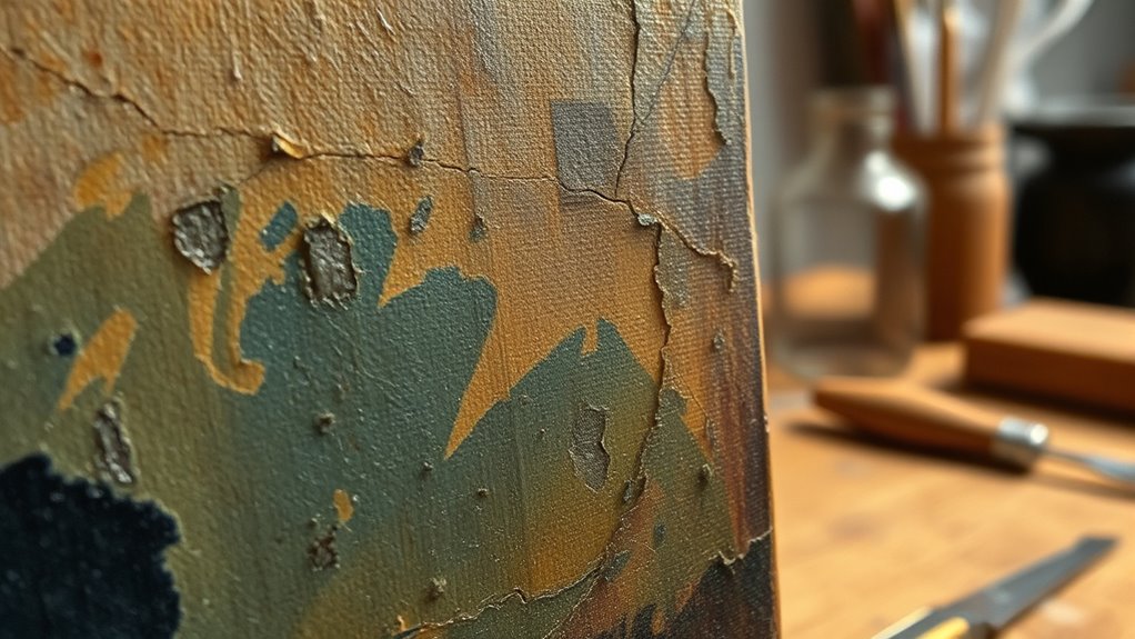 smoke particles cause artwork deterioration