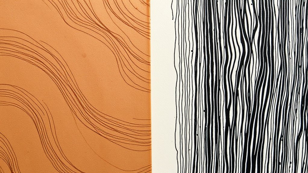 soft fluid textured lines