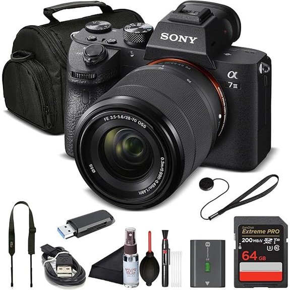 Sony Alpha 7 III Mirrorless Camera Kit with Accessories