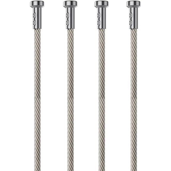 Four T-end Stainless Steel/Nylon Cables for Hanging