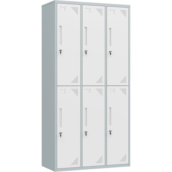 Letaya 6-Door Steel Lockers for Employees