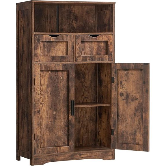 Iwell Storage Cabinet with Drawers & Shelves