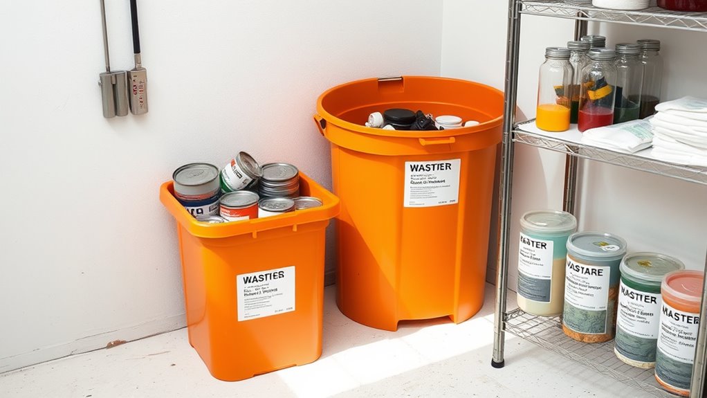 store ventilate dispose properly